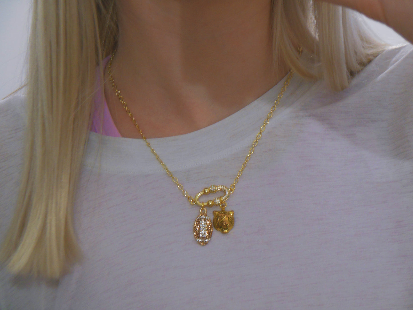 "Mizzou Tigers Football" Ready-to-Wear Necklace