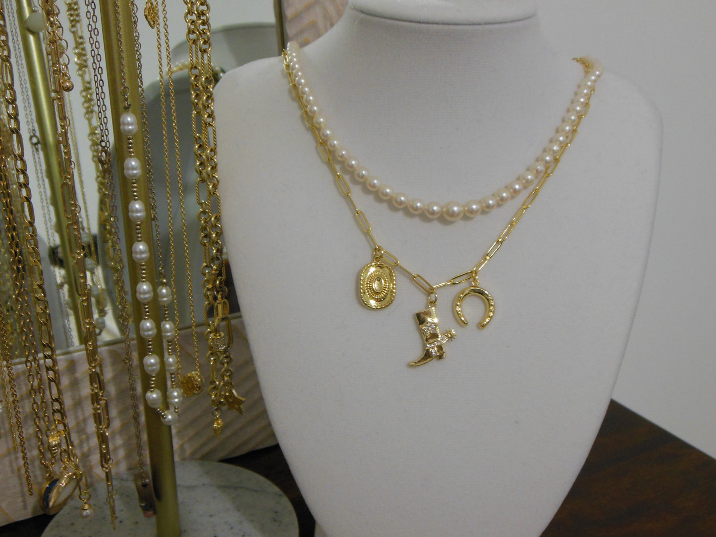 "Yeehaw" Ready-to-Wear Charm Necklace
