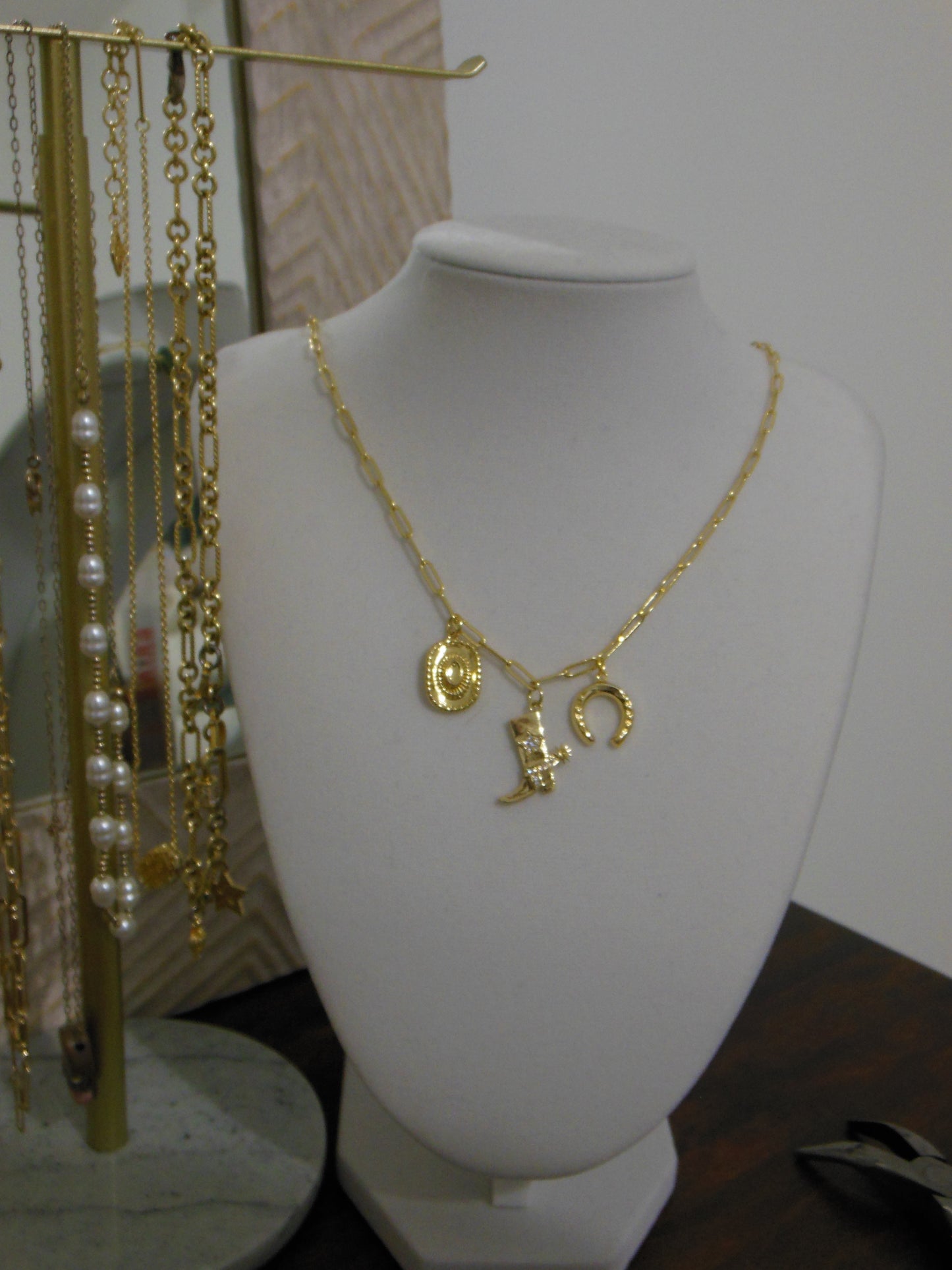 "Yeehaw" Ready-to-Wear Charm Necklace
