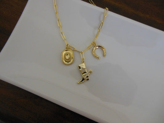 "Yeehaw" Ready-to-Wear Charm Necklace