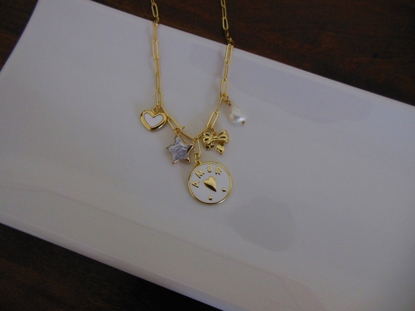 "Amor" Ready-to-Wear Charm Necklace